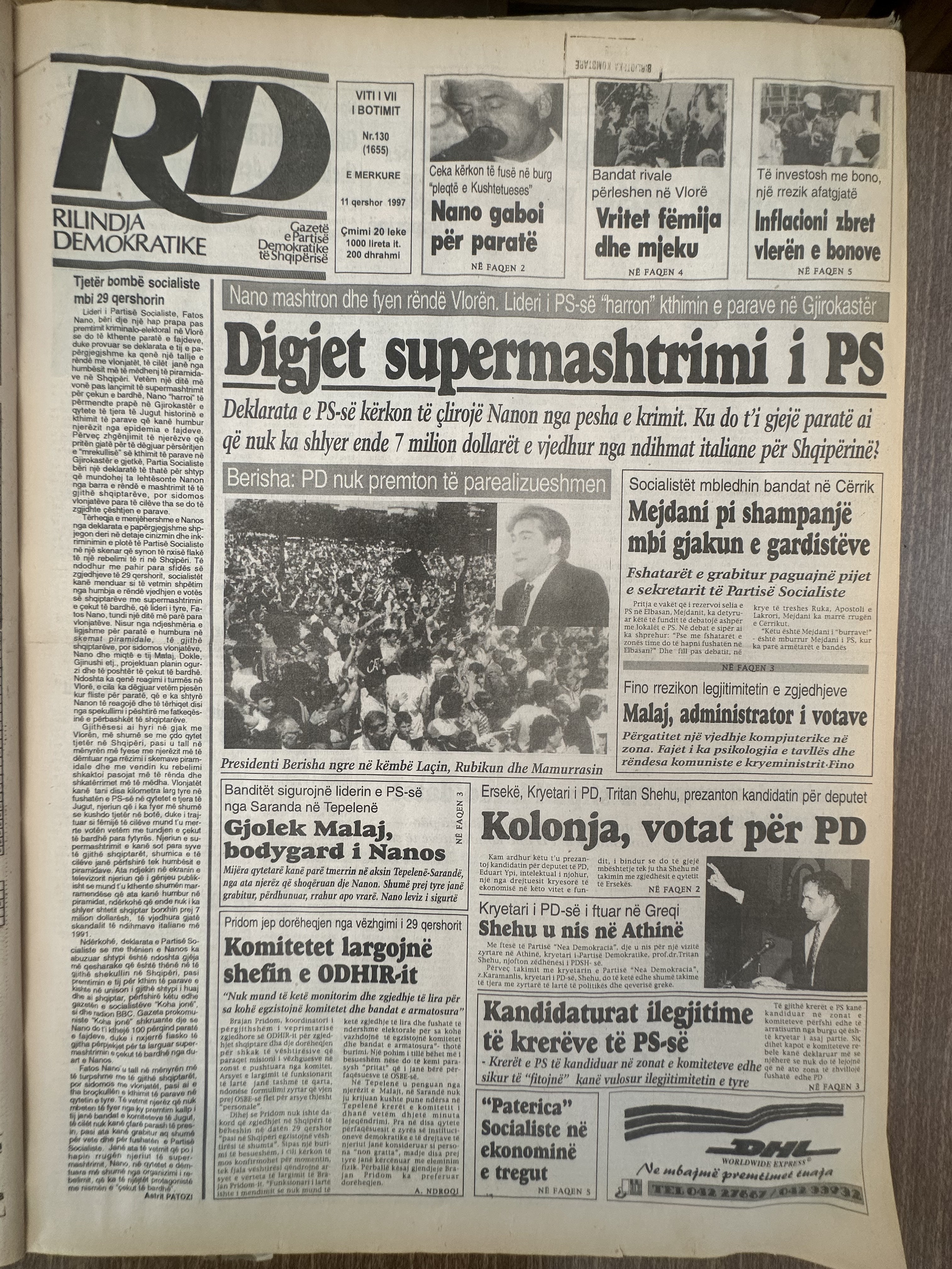 Rilindja Demokratike 1997-03-11